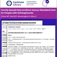 Family‐based interventions versus standard care for people with schizophrenia